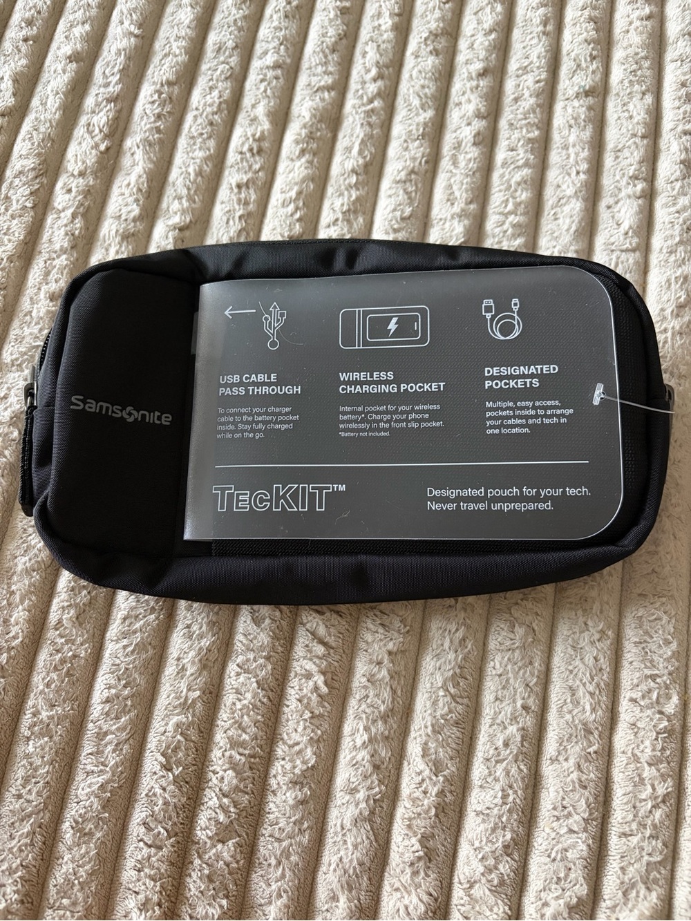 Samsonite TechKIT Travel Electronics Pouch - Black